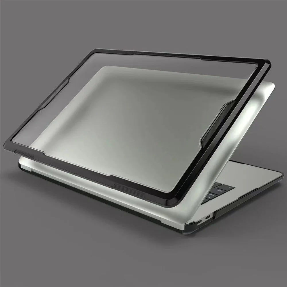 For MacBook Air 13 inch (2026) A3449 / (2025) A3240 / (2024) A3113 / (2022) A2681 Protective Case PC+TPU Laptop Cover - 1