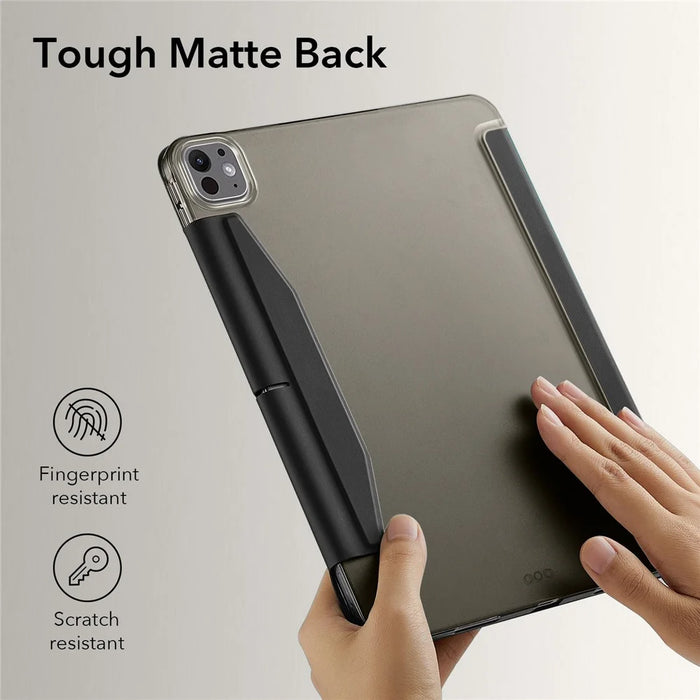 ESR Ascend Trifold Series for iPad Pro 11 (2025) / 11 (2024) Leather Case Trifold Stand Auto Wake / Sleep Cover - Frosted Black - 5