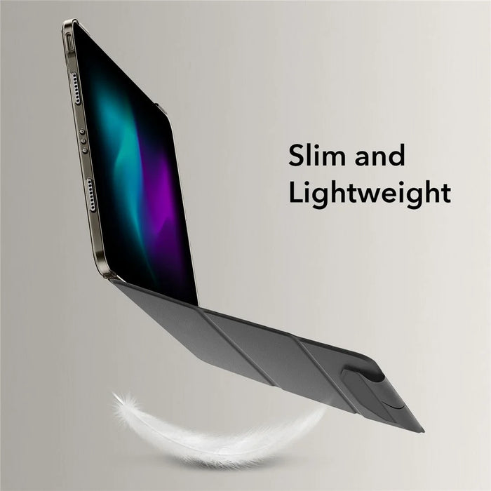 ESR Ascend Trifold Series for iPad Pro 11 (2025) / 11 (2024) Leather Case Trifold Stand Auto Wake / Sleep Cover - Frosted Black - 6