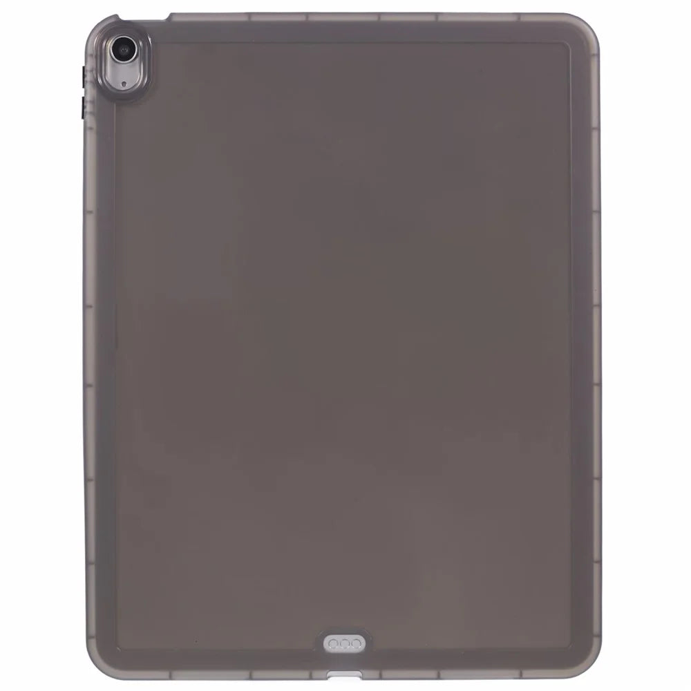 For iPad Air 13 (2026) / (2025) / (2024) Case Soft TPU Clear Transparent Back Tablet Cover - Grey - 1