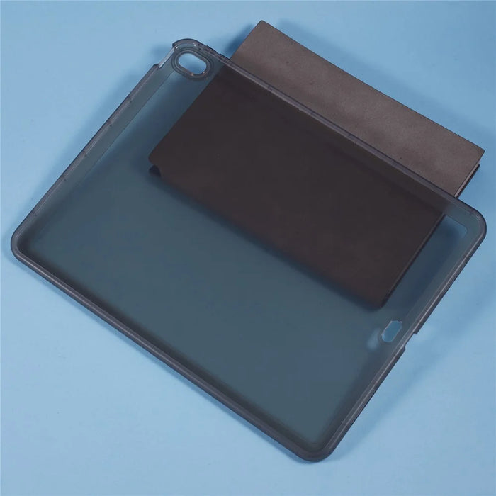 For iPad Air 13 (2026) / (2025) / (2024) Case Soft TPU Clear Transparent Back Tablet Cover - Grey - 3