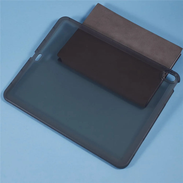 For iPad Air 13 (2026) / (2025) / (2024) Case Soft TPU Clear Transparent Back Tablet Cover - Grey - 4