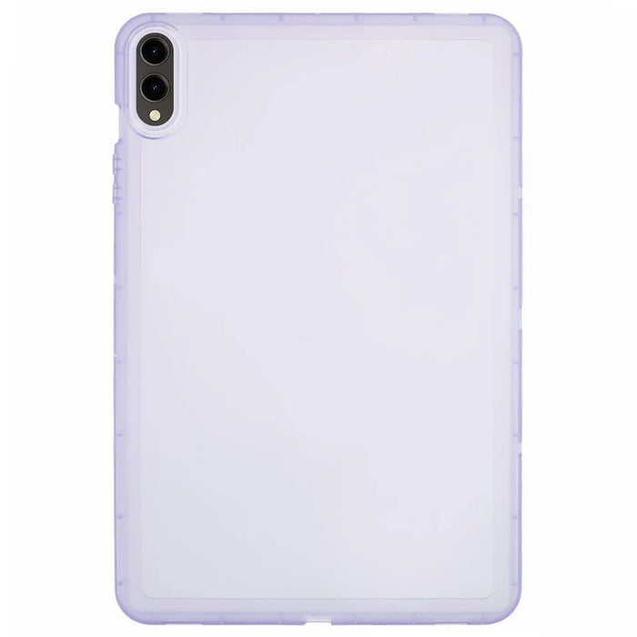 For Samsung Galaxy Tab S9 FE+ / Tab S9+ Case TPU Shockproof Transparent Cover - Purple - 1