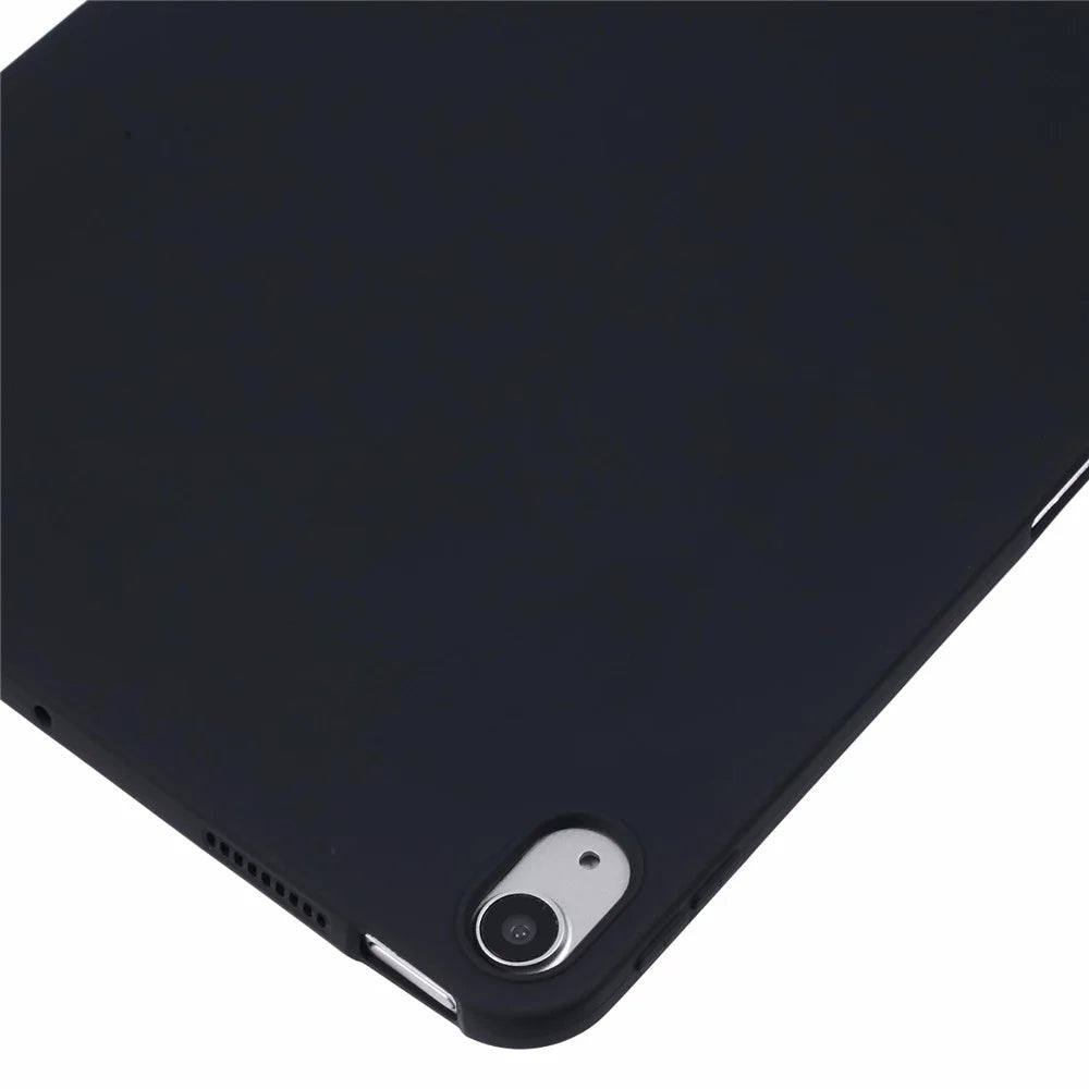 For iPad Air 13 (2026) / (2025) / (2024) Case Skin-Touch TPU Shock Absorbent Tablet Cover - Black - 5