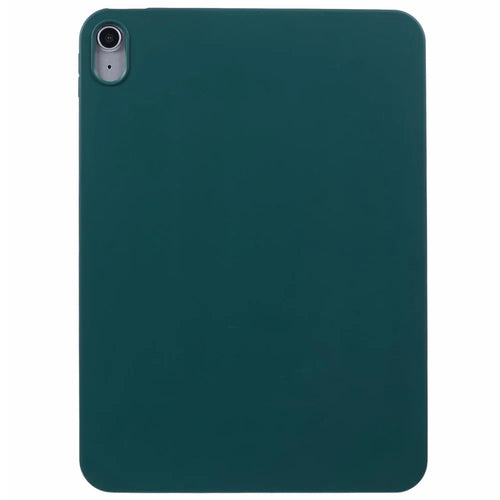 For iPad (2025) / 10.9 (2022) Case Shockproof Soft TPU Tablet Cover Skin-Friendly Touch - Blackish Green - 1
