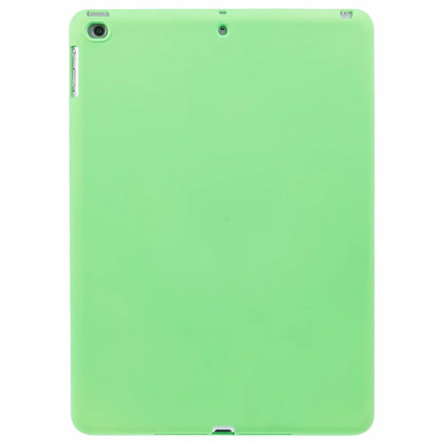 For iPad 9.7-inch (2018) / (2017) / Air 2 Case Anti Scratch TPU Tablet Cover Soft Touch - Fluorescent Green - 1