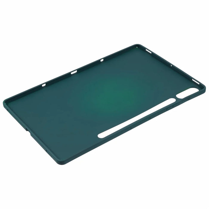 For Samsung Galaxy Tab S9 FE+ / Tab S9+ Case Soft TPU Back Tablet Cover - Blackish Green - 3