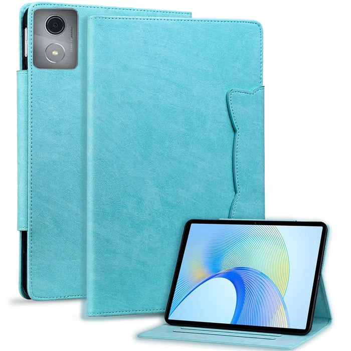 For Lenovo Tab M11 Plus / Tab K11 Plus Case Stand PU Leather Tablet Cover Cat Buckle Closure - Sky Blue - 2