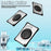 For iPad 10.2 (2021) / (2020) / (2019) Case Rotary Hand Grip Kickstand PC+TPU+Acrylic Tablet Cover - Black - 4