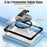 For iPad 10.2 (2021) / (2020) Case Hand Strap Kickstand PC+TPU+Acrylic Clear Tablet Cover - Black - 3