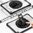 For iPad 10.2 (2021) / (2020) Case Hand Strap Kickstand PC+TPU+Acrylic Clear Tablet Cover - Black - 6