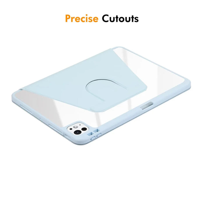 ENKAY HAT PRINCE For iPad Pro 13 (2025) / 13 (2024) Tablet Case Acrylic+PU Leather Flip Cover Auto Wake / Sleep - Blue - 5