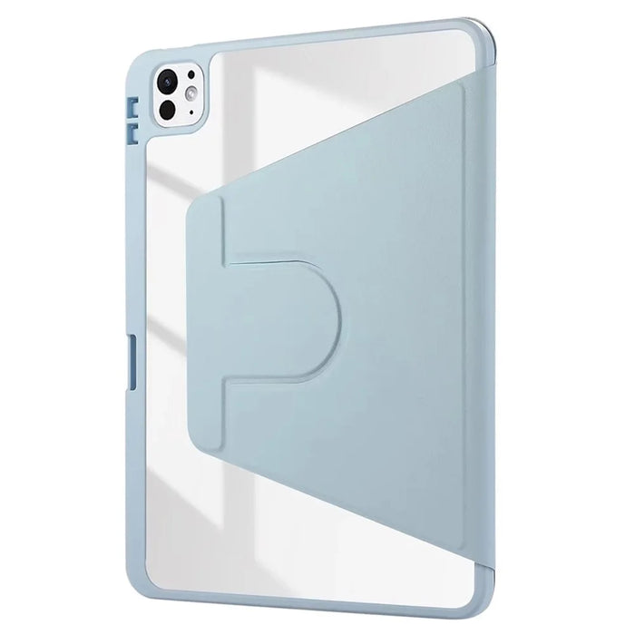 ENKAY HAT PRINCE For iPad Pro 13 (2025) / 13 (2024) Tablet Case Acrylic+PU Leather Flip Cover Auto Wake / Sleep - Blue - 7