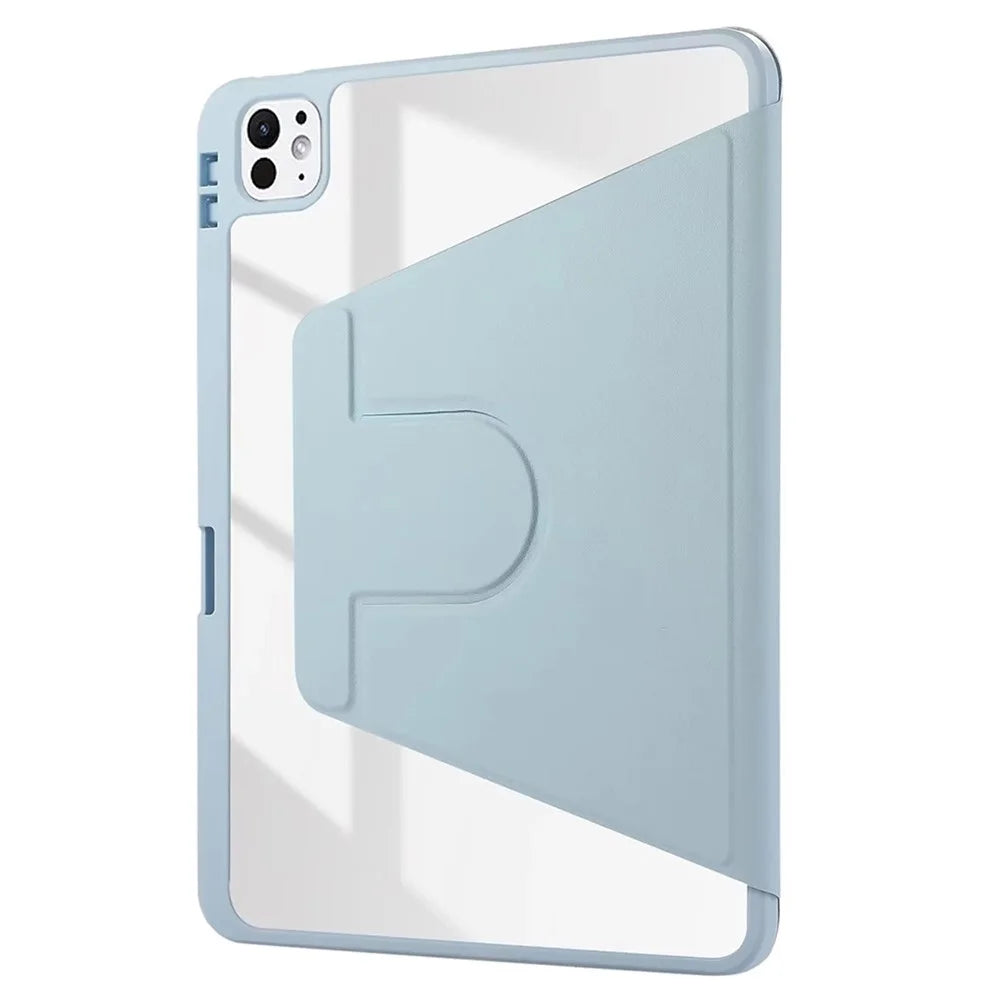 ENKAY HAT PRINCE For iPad Pro 11 (2025) / 11 (2024) Stand Case Acrylic+PU Auto Wake / Sleep Tablet Cover - Blue - 7