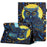 For iPad Pro 11 (2025) / 11 (2024) Case Pattern Portable Protective Folio Leather Tablet Cover Card Holder - Moonlight Owl - 1