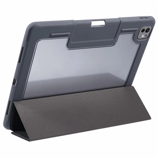 MUTURAL For iPad Pro 13 (2025) / 13 (2024) Case Tri-Fold Stand Tablet Leather Cover Auto Wake / Sleep - Black - 2
