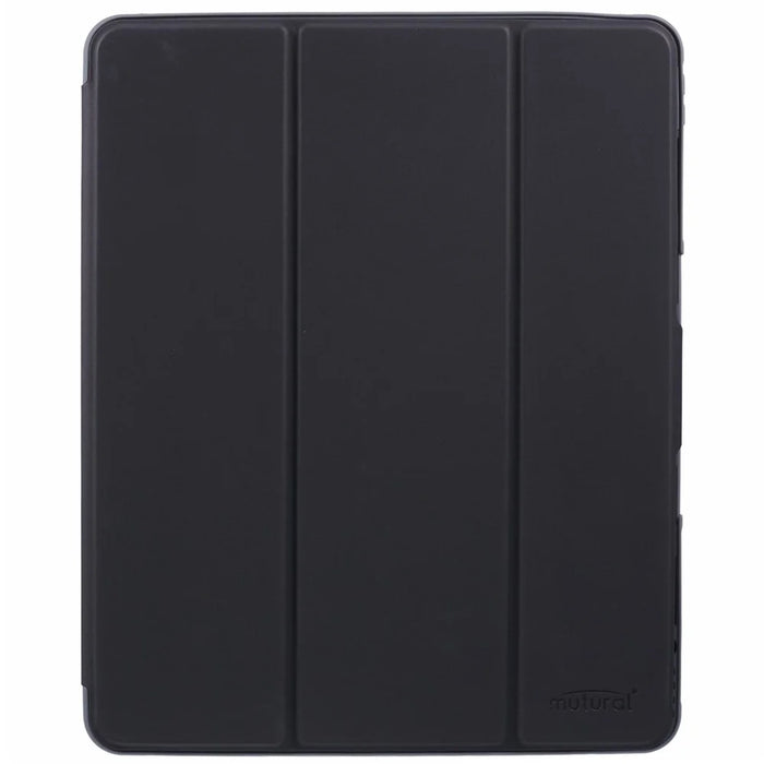 MUTURAL For iPad Pro 13 (2025) / 13 (2024) Case Tri-Fold Stand Tablet Leather Cover Auto Wake / Sleep - Black - 7