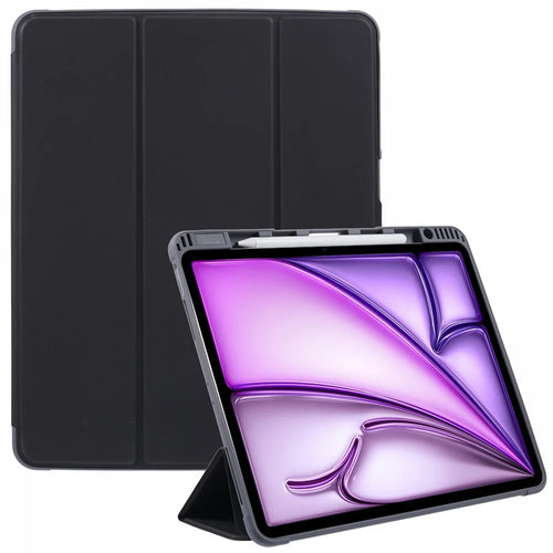 MUTURAL For iPad Air 13 (2026) / (2025) / (2024) Case Tablet Tri-Fold Leather Cover Auto Wake / Sleep - Black - 1