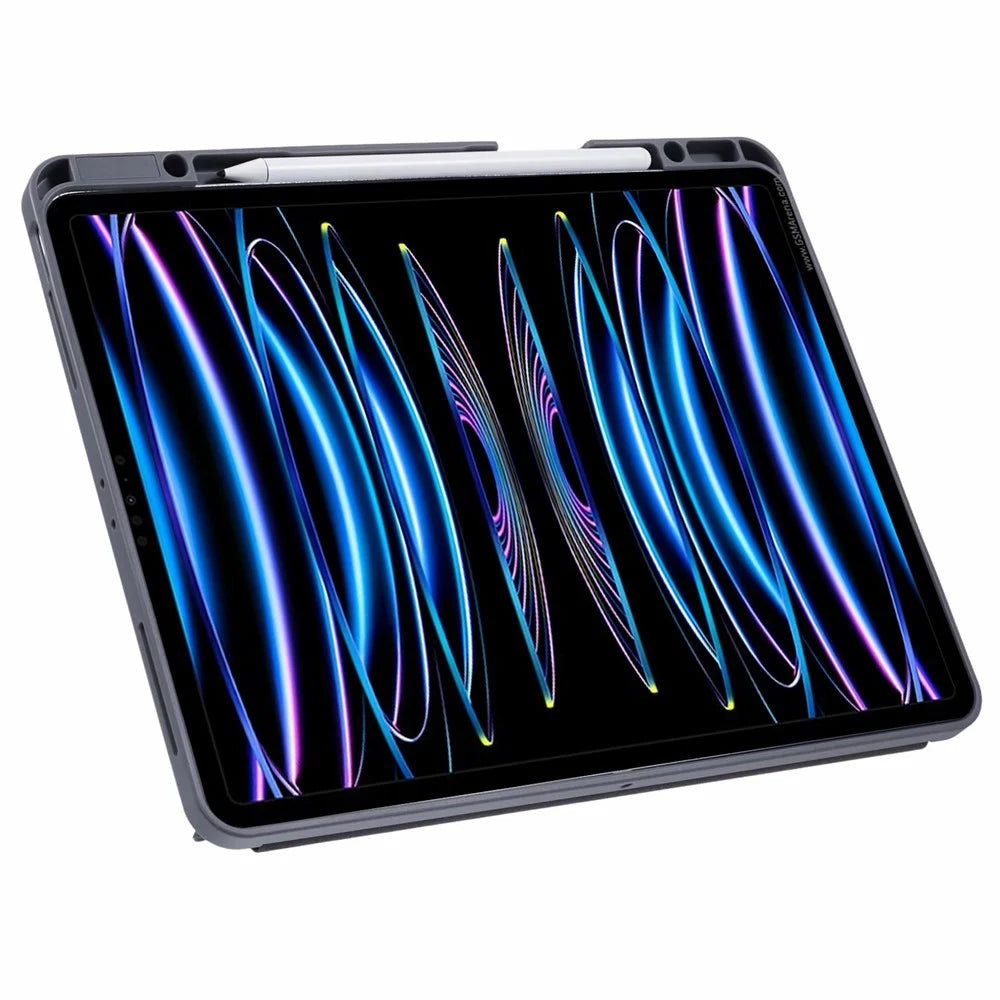 MUTURAL For iPad Air 13 (2026) / (2025) / (2024) / Pro 12.9 (2022) / (2021) / (2020) / (2018) Case Smart Leather Tablet Cover Origami Stand - Green - 2