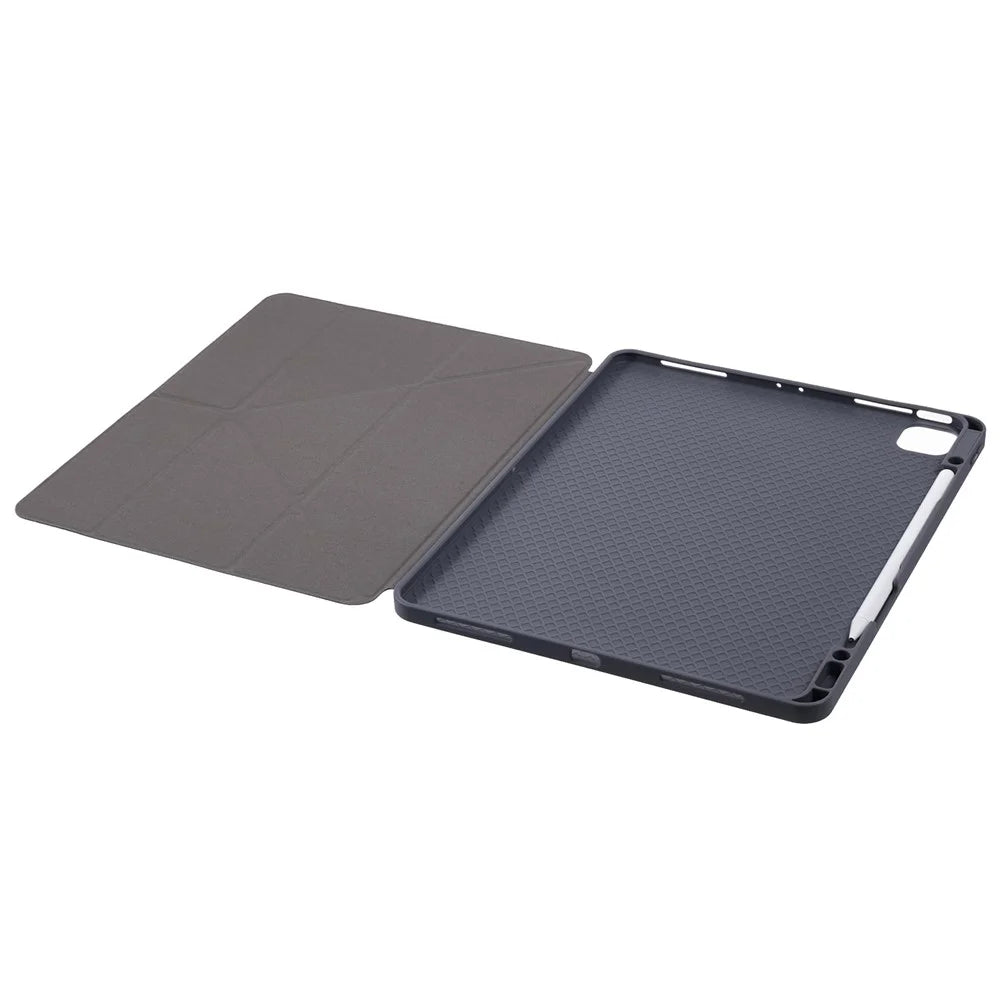 MUTURAL For iPad Air 13 (2026) / (2025) / (2024) / Pro 12.9 (2022) / (2021) / (2020) / (2018) Case Smart Leather Tablet Cover Origami Stand - Green - 4