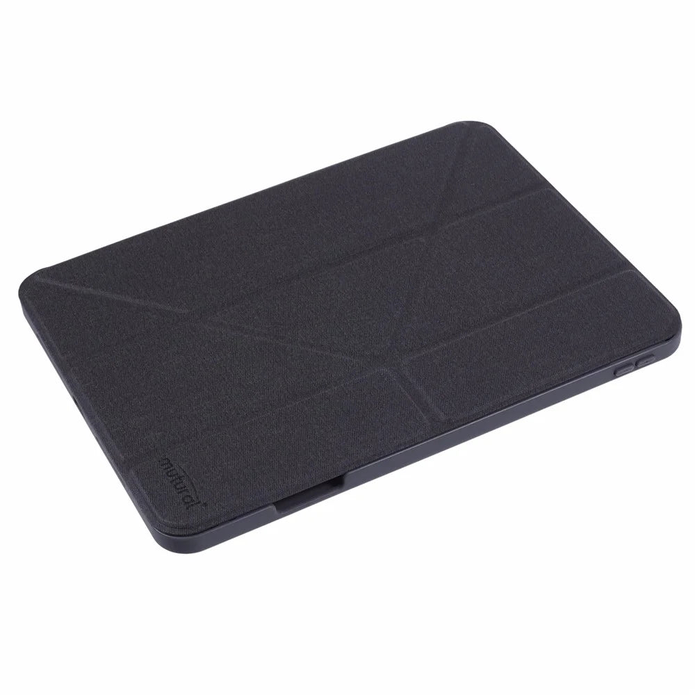 MUTURAL For iPad Pro 11 (2025) / 11 (2024) Case Origami Stand Pencil Slot Protective Leather Tablet Cover - Black - 5