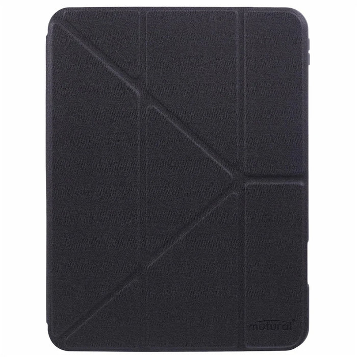 MUTURAL For iPad Pro 11 (2025) / 11 (2024) Case Origami Stand Pencil Slot Protective Leather Tablet Cover - Black - 7