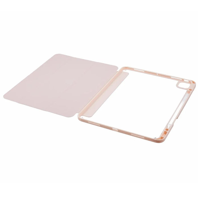 MUTURAL For iPad Pro 13 (2025) / 13 (2024) Case Leather Trifold Stand Cover  Auto Wake / Sleep - Pink - 4