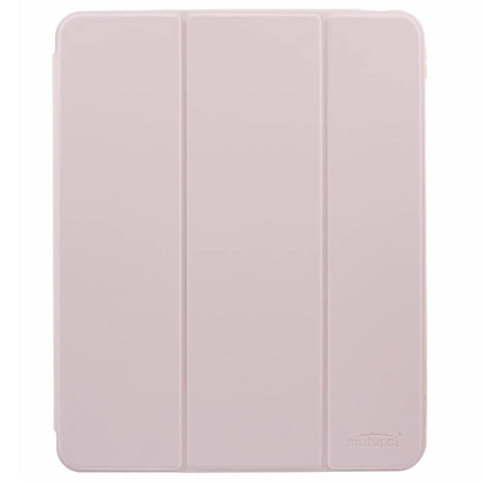 MUTURAL For iPad Pro 13 (2025) / 13 (2024) Case Leather Trifold Stand Cover  Auto Wake / Sleep - Pink - 6