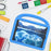 For iPad 10.2 (2021) / (2020) / (2019) Kickstand Case Cartoon Design Anti-Drop EVA+PC Tablet Cover with Strap for Kids - Blue - 7