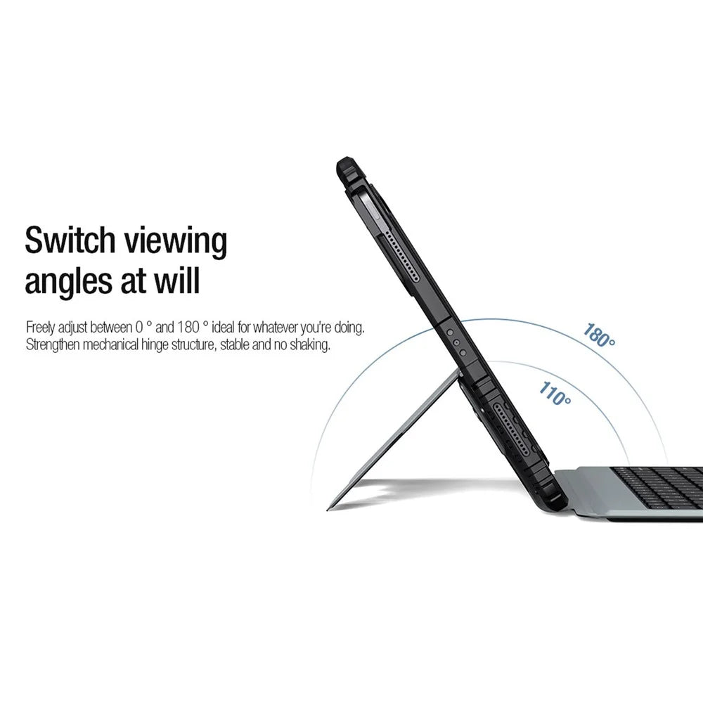 NILLKIN For iPad Pro 13 (2025) / 13 (2024) Tablet Case with Detachable Bluetooth-compatible Keyboard (Backlight Version) - 3