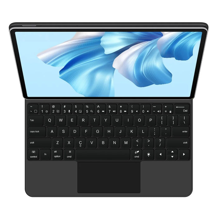 For Huawei MateBook E Go Magnetic Floating Bluetooth-compatible Keyboard + Leather Tablet Case (English) - 2