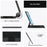 For Huawei MateBook E Go Magnetic Floating Bluetooth-compatible Keyboard + Leather Tablet Case (English) - 4