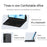 For Huawei MateBook E Go Magnetic Floating Bluetooth-compatible Keyboard + Leather Tablet Case (English) - 7