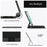 For Huawei MatePad 11.5 S (2026) / (2025) / (2024) Magnetic Floating Bluetooth-compatible Keyboard + Leather Tablet Case (English) - 4
