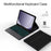 For Samsung Galaxy Tab A9+ Backlight Touchpad Bluetooth-compatible Keyboard with Pen Slot Leather Tablet Case - 5