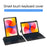 For Huawei MatePad SE 11 Leather Case + Bluetooth-compatible Keyboard with Backlight Trackpad - 4
