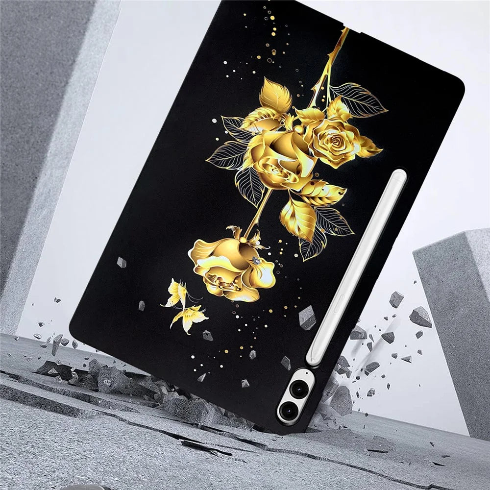 For Samsung Galaxy Tab S9 FE+ / Tab S10+ / S9+ TPU Case Pattern Printing Slim Tablet Protective Cover - 3