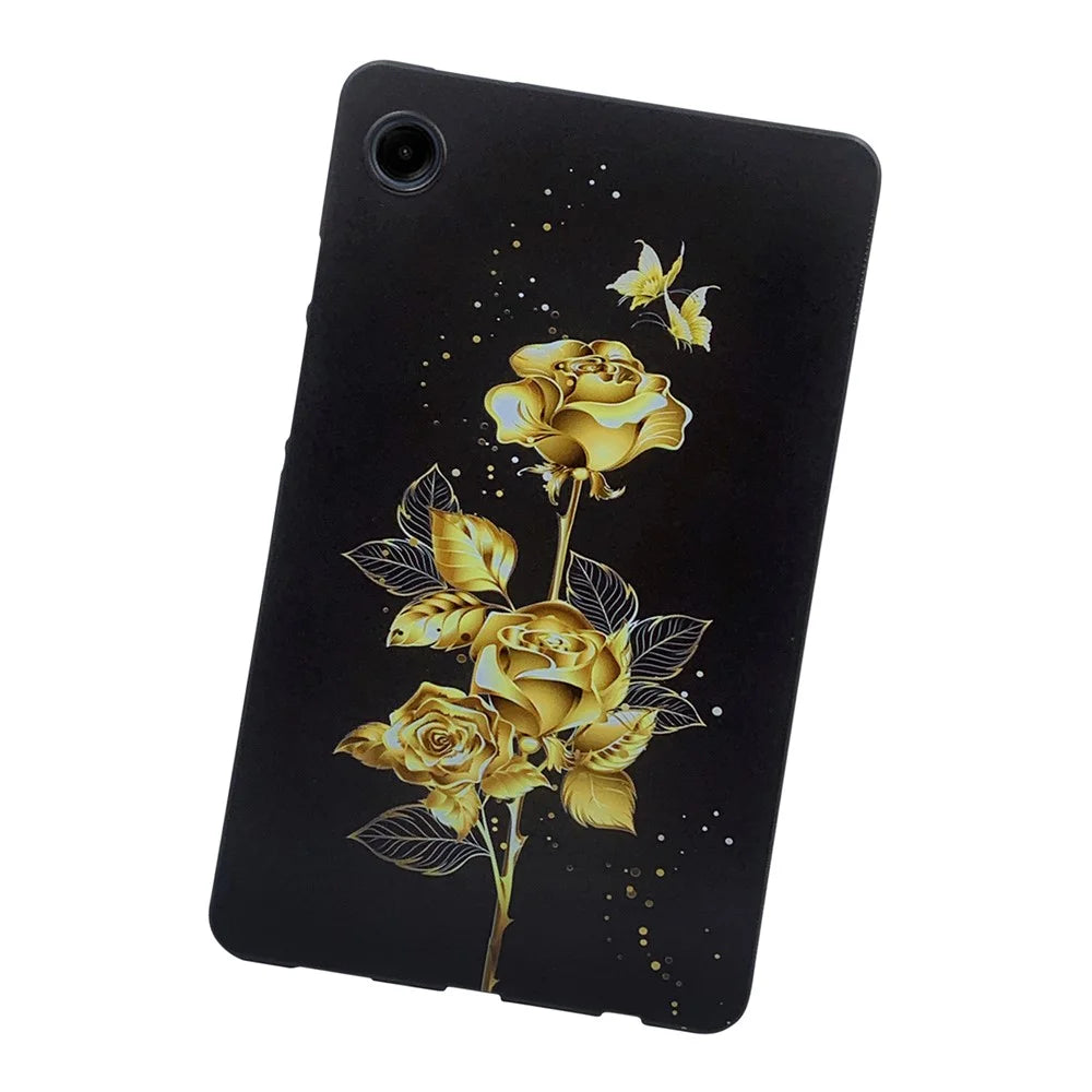 For Samsung Galaxy Tab A9 TPU Case Pattern Printing Slim Tablet Protective Cover - 2