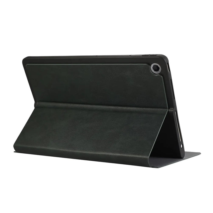 For Lenovo Tab Plus Shockproof Case PU Leather Tablet Cover with Stand - Green - 4
