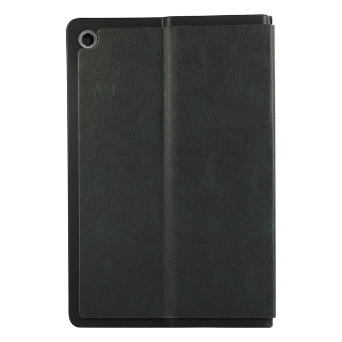 For Lenovo Tab Plus Shockproof Case PU Leather Tablet Cover with Stand - Green - 6
