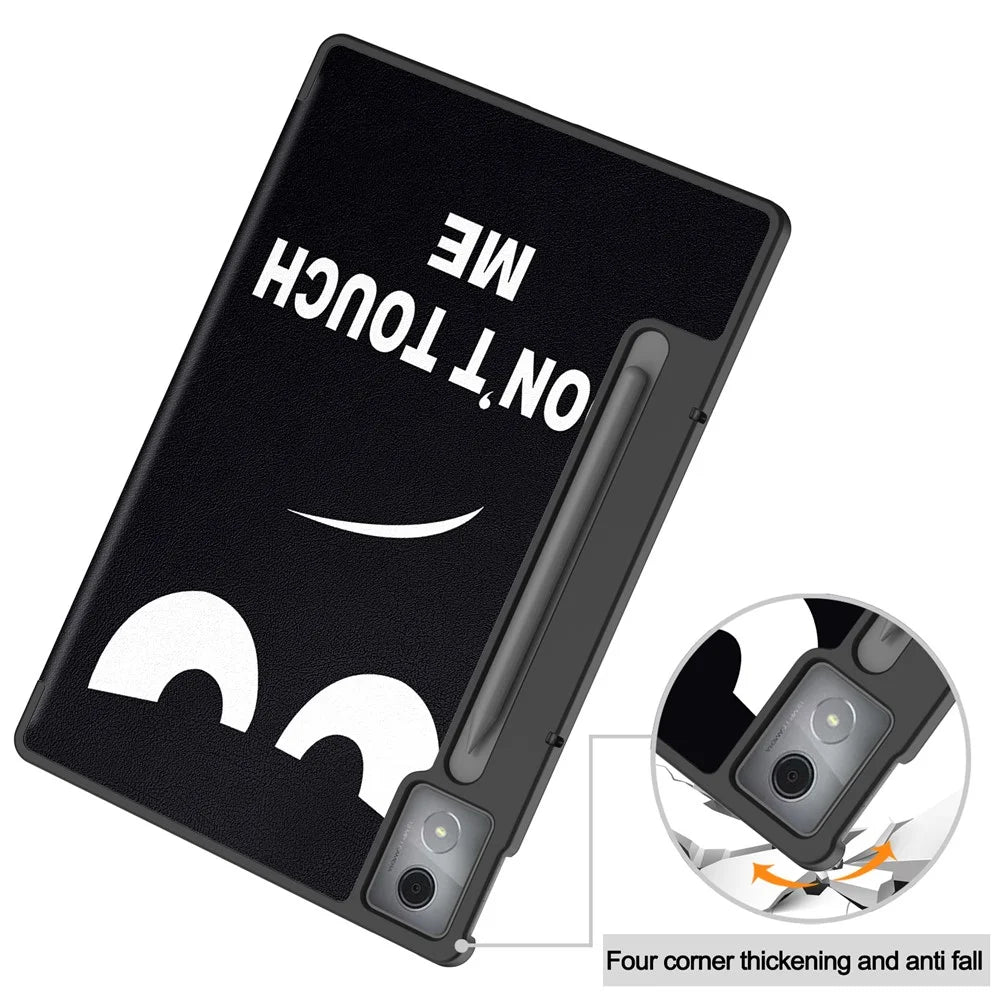 For Lenovo Xiaoxin Pad Pro 12.7 inch Case Pattern Print Leather Stand Tablet Cover - Don't Touch Me - 7