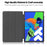For Lenovo Xiaoxin Pad Pro 12.7 inch Case Anti-Drop Leather Stand Tablet Cover - Black - 2