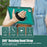 For iPad Pro 13 (2025) / (2024) Case Kickstand PC+TPU+Silicone Tablet Cover with Rotary Hand Strap - Midnight Green - 3