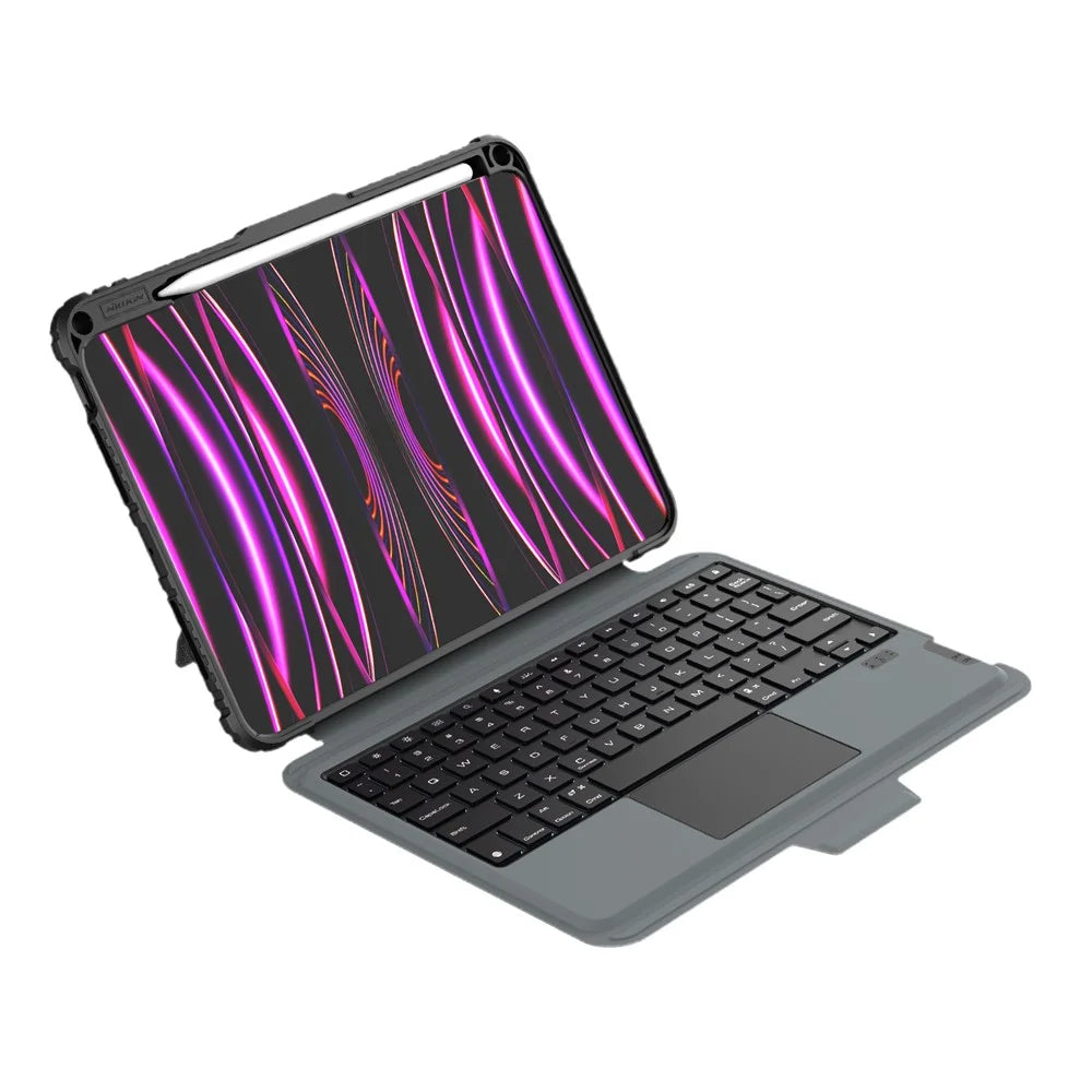NILLKIN For iPad Pro 11 (2025) / 11 (2024) Shockproof Case Detachable Backlight Keyboard Case - 2