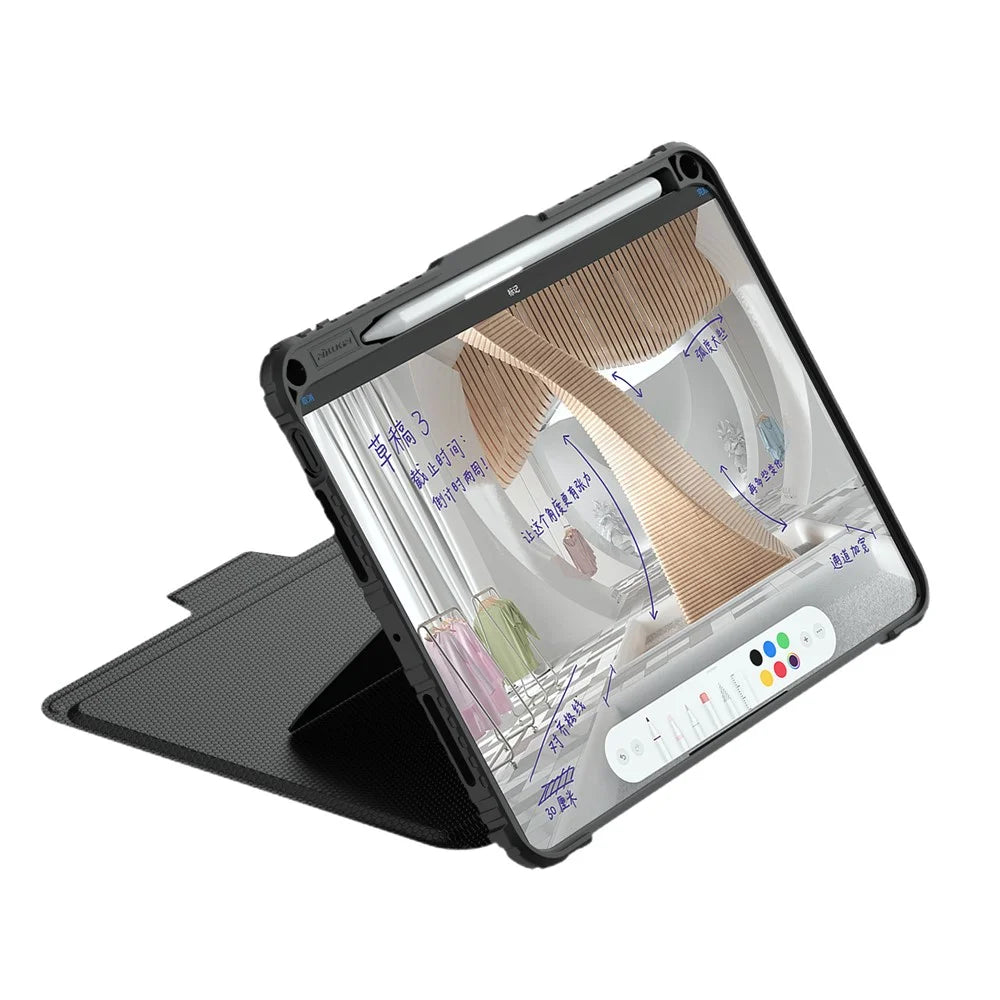 NILLKIN For iPad Pro 11 (2025) / 11 (2024) Shockproof Case Detachable Backlight Keyboard Case - 3