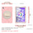 For Lenovo Tab M10 Plus (3rd Gen) / Xiaoxin Pad 2022 10.6 inch TB-125F / 128F 360 Degree Rotation Hand Strap Tablet Case Anti-drop PC + Silicone Kickstand Cover - Cherry Blossom Pink - 2