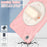 For Lenovo Tab M10 Plus (3rd Gen) / Xiaoxin Pad 2022 10.6 inch TB-125F / 128F 360 Degree Rotation Hand Strap Tablet Case Anti-drop PC + Silicone Kickstand Cover - Cherry Blossom Pink - 7