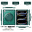 For iPad Pro 13 (2025) / (2024) Case Rotary Kickstand PC+TPU+Silicone Cover with Shoulder Strap - Midnight Green - 6