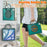 For iPad Air 13 (2026) / (2025) / (2024) / Pro 12.9 (2022) / (2021) / (2020) / (2018) Case Rotary Kickstand PC+TPU+Silicone Tablet Cover - Midnight Green - 7