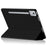 For Lenovo Xiaoxin Pad Pro 12.7 inch Case PU Leather TPU Back Trifold Stand Tablet Cover - Black - 4